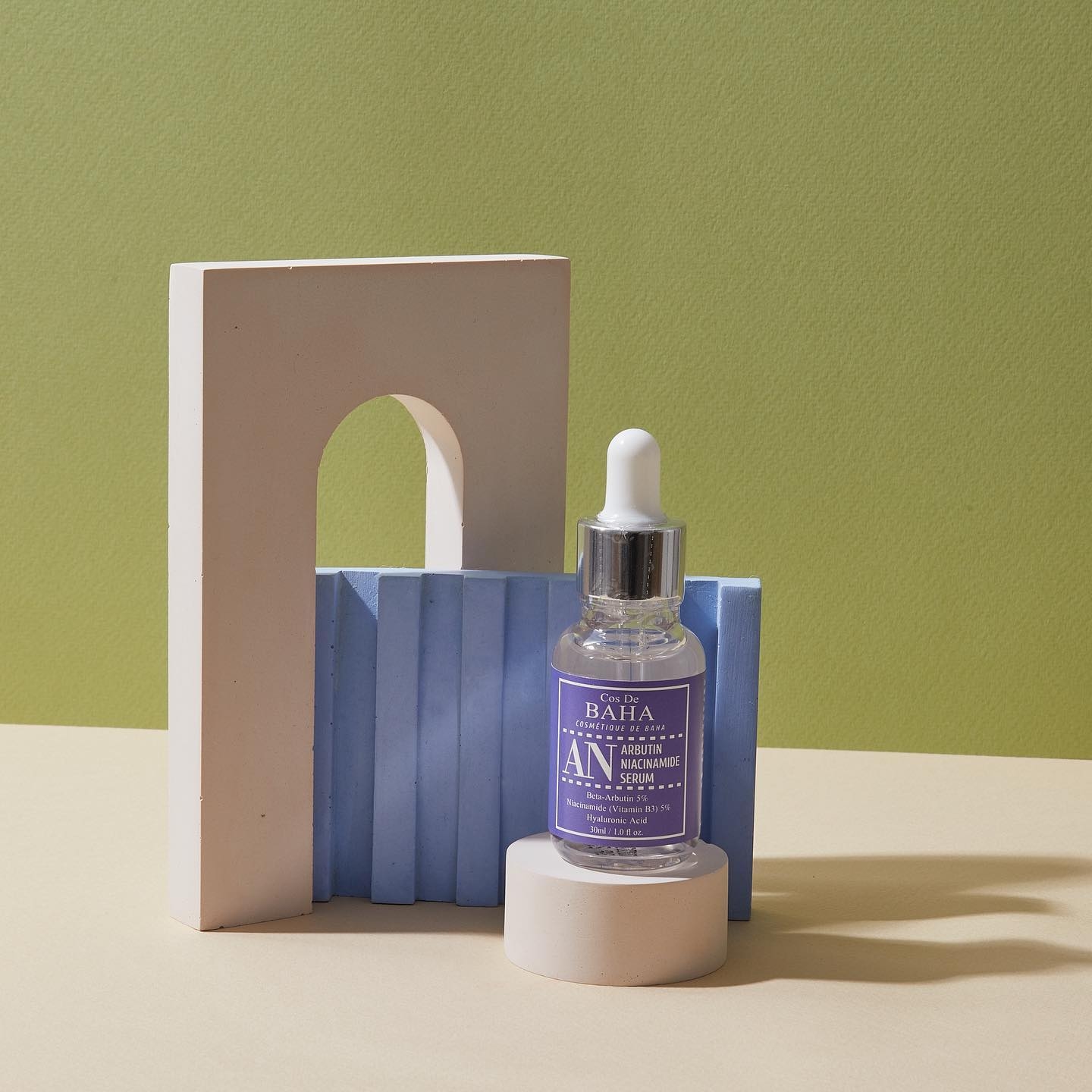 Beta Arbutin 5% Niacinamide 5% Hyaluronic Acid Serum (AN) (30ml)