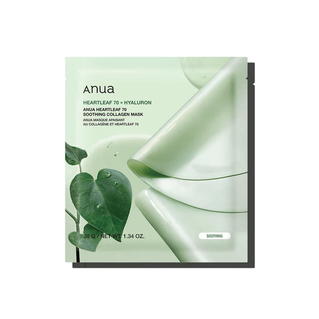 Heartleaf 70 Soothing Collagen Mask (38g(1ea*4))