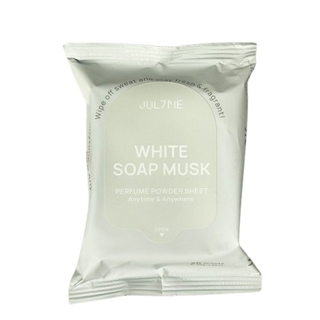 Perfume Powder Sheet White Soap Musk (116g/20sheets)