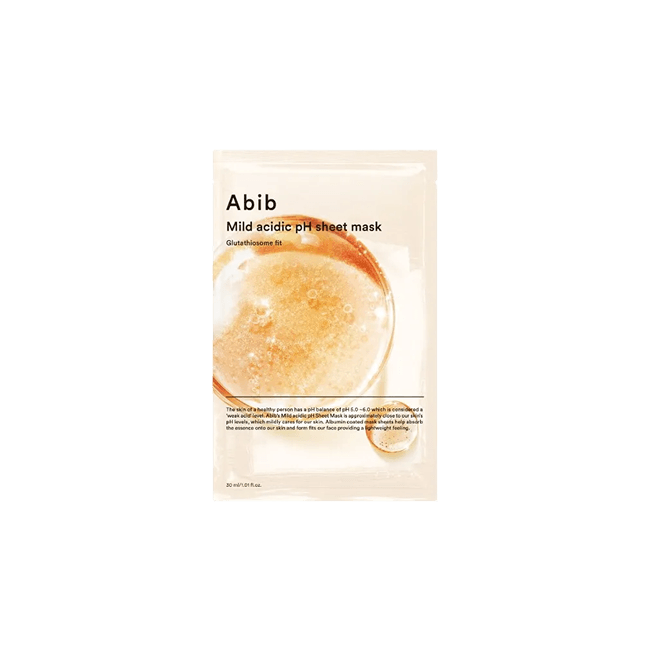 Mild acidic pH sheet mask Glutathiosome fit (10ea) (30mL)