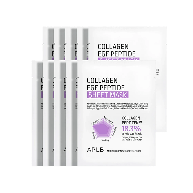 Collagen EGF Peptide Sheet Mask 10 (25ml x 10)