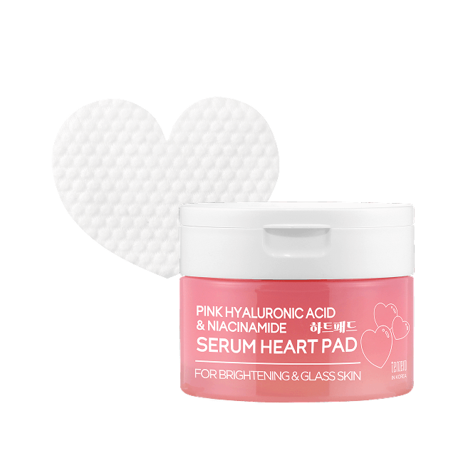 Pink Hyaluronic Acid
Niacinamide Serum Heart Pad (150 g
(50pads))