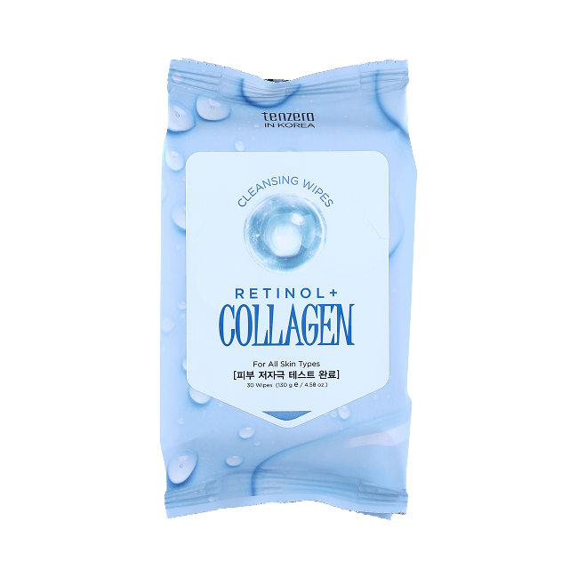 Retinol Collagen Cleansing Wipes (30 매(Wipes)
130 g)