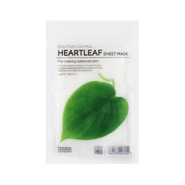 Solution Calming Heartleaf Sheet Mask (25 ml
* 10 ea)
