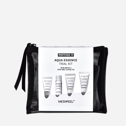 Peptide 9 Aqua Essence Trial Kit (Foam, Toner, Ampoule, Cream) (20ml*1ea/15ml*2ea/15g*1ea)