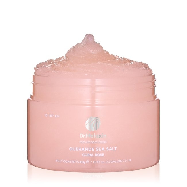 Guerande Sea Salt Perfume Body Scrub Coral Rose (450g)