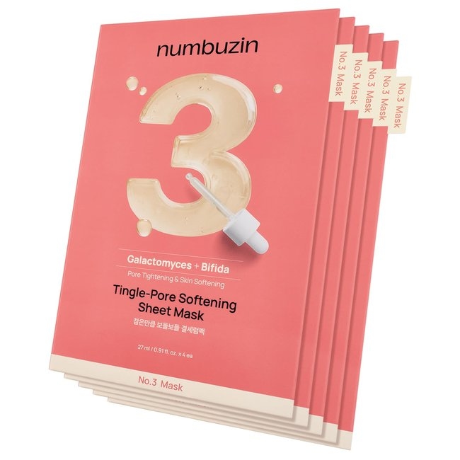 No.3 Tingle-Pore Softening Sheet Mask (5ea) (1 box (5EA))