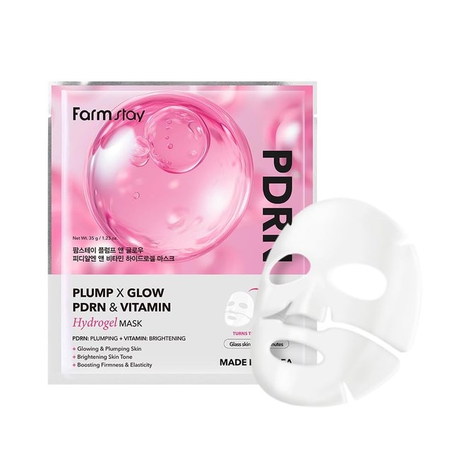 Plump X Glow Pdrn & Vitamin Hydrogel Mask (35g*5ea)