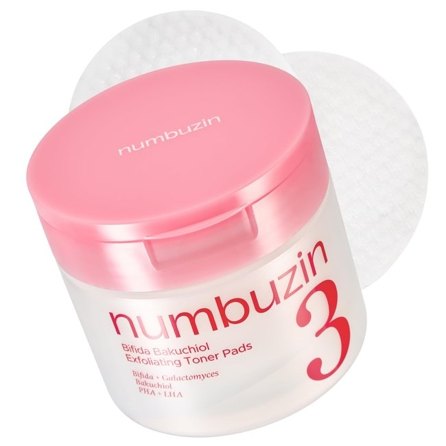 No.3 Bifida Bakuchiol Exfoliating Toner Pads (190 ml / 70 pads)