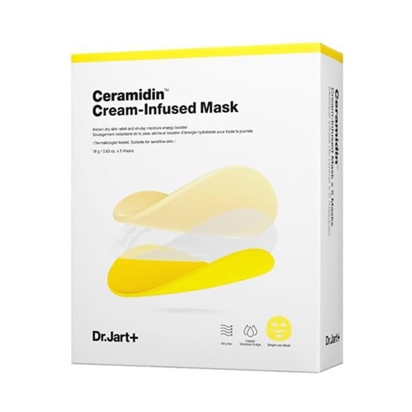 Ceramidin Cream-Infused Mask-Gb-Bb* (18g*5ea)