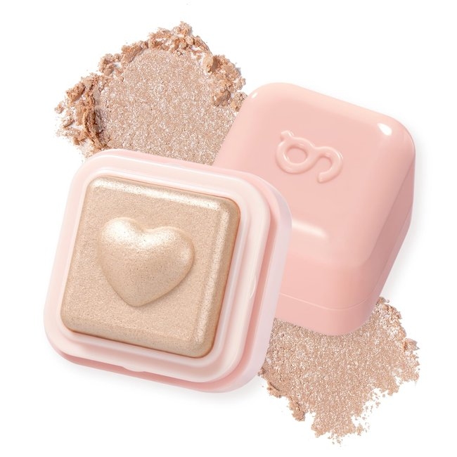 Milk Bling Heartlighter 2 Types 01 Peach Heart (-)