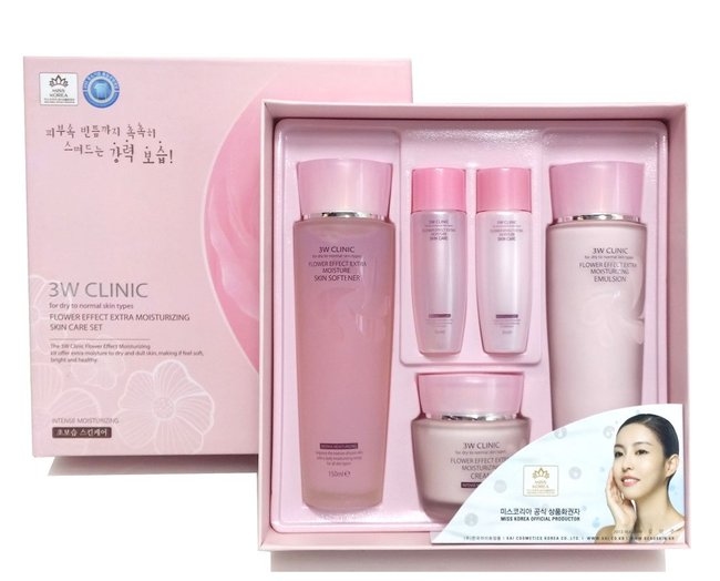 Flower Effect Extra Moisturizing Skin Care 3 Set (-)
