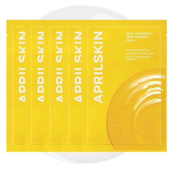 APRILSKIN REAL CALENDULA DEEP ESSENCE MASK_DESIGNRENEWAL (-)