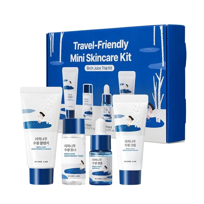 Birch Juice Trial Kit (Cleanser 30ml + Toner 20ml + Ampoule 10ml + Cream 20ml) ((Cleanser 30ml + Toner 20ml + Ampoule 10ml + Cream 20ml))