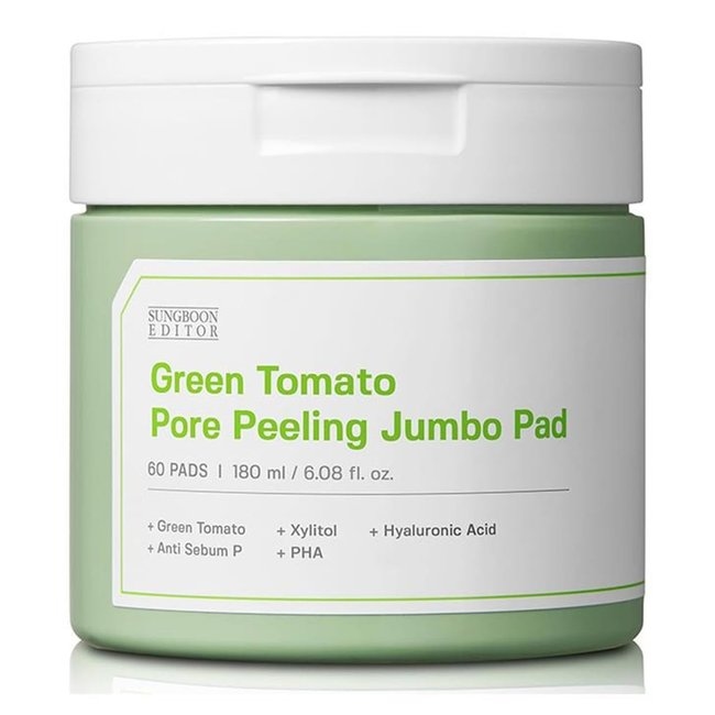 Green Tomato Pore Peeling Jumbo Pad (180ml(60pads))