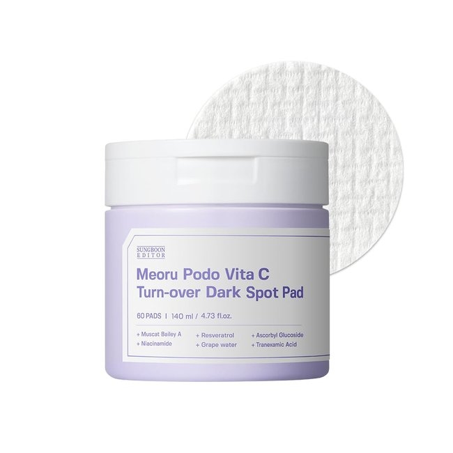 Meoru Podo Vita C Turn-over Dark Spot Pad 60pcs (140ml(60pcs))