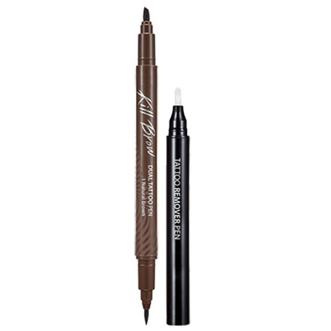 Kill Brow Dual Tattoo Pen Set 03 Gray Brown (-)