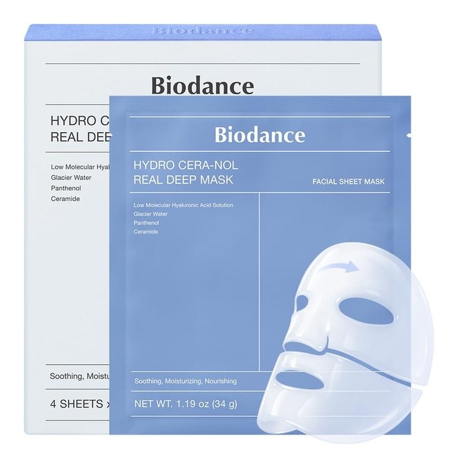 Hydro Cera-nol Real Deep Mask (1Box (34g*4ea))