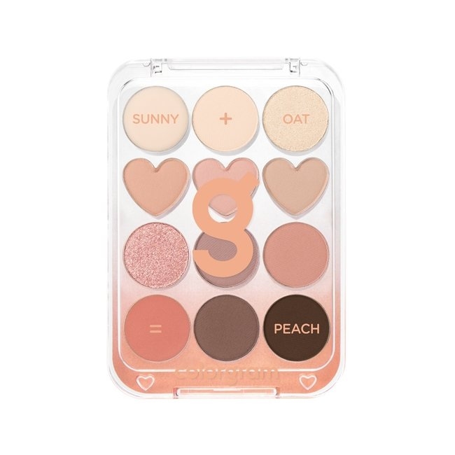 Pin Point Eyeshadow Palette 01 Sunny+Oat=Peach (-)