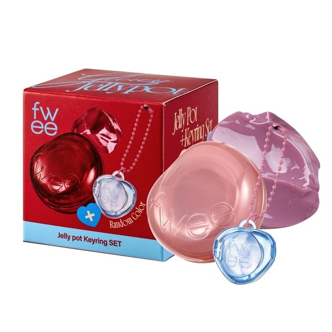 (Gl) Lip&Cheek Glowy Jelly Pot Jn01 Lavender Whip 4G+Pendant Keyring (4g)