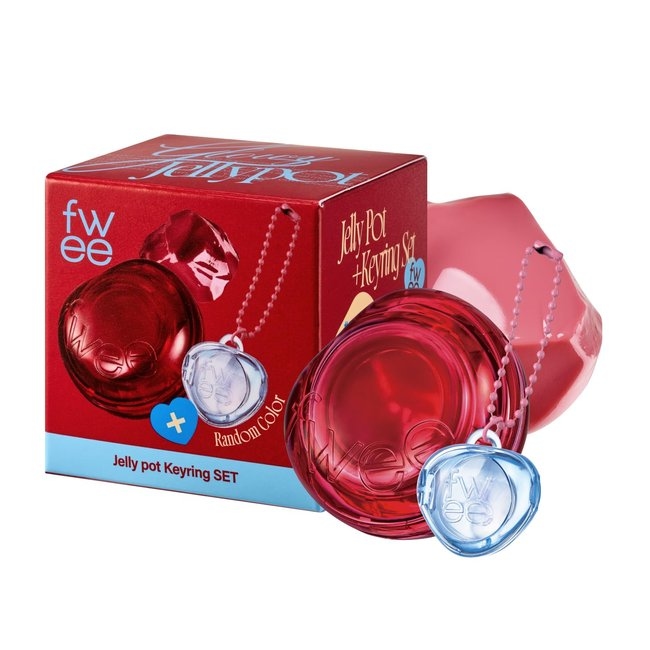 (Gl) Lip&Cheek Glowy Jelly Pot Jc02 Mellow Mango 4G+Pendant Keyring (4g)