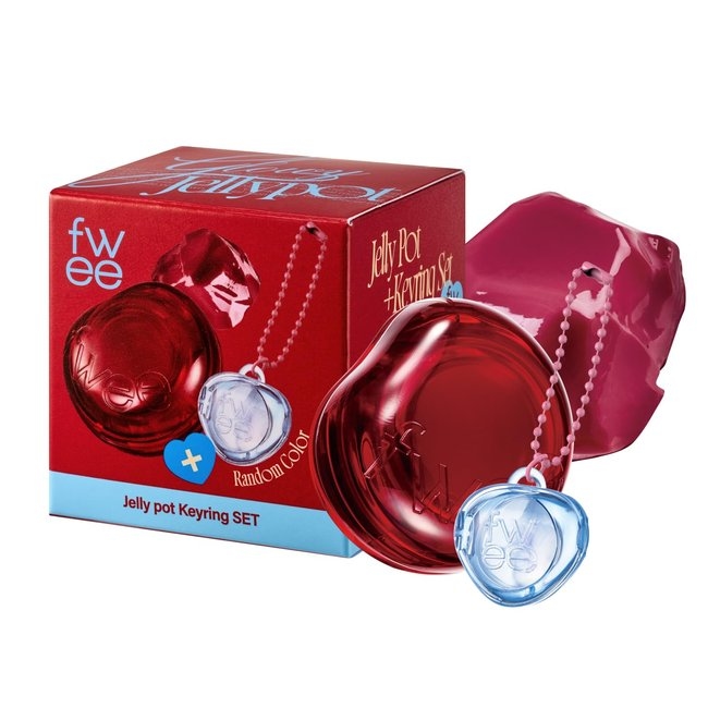 (Gl) Lip&Cheek Glowy Jelly Pot Jr03 Cherry Ppo 4G+Pendant Keyring (4g)