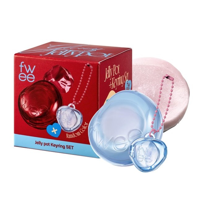 (Gl) Lip&Cheek Glowy Jelly Pot Jh00 Sugar Powder 4G+Pendant Keyring (4g)