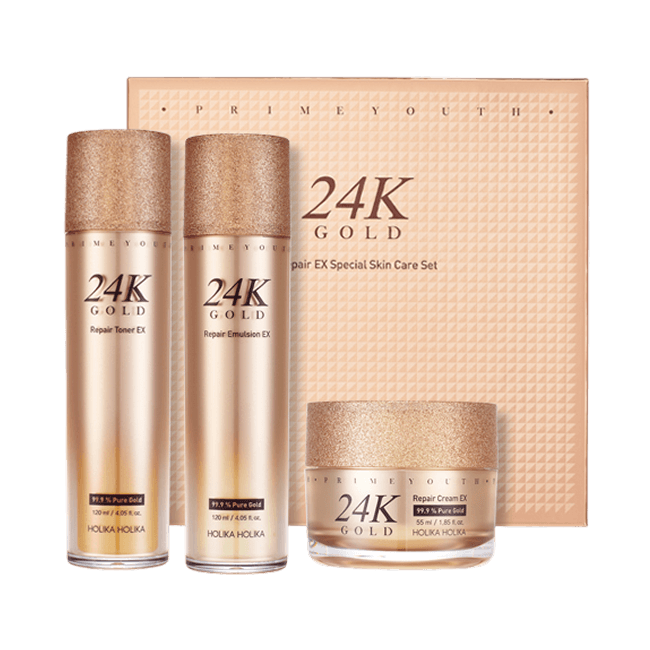 Prime Youth 24K Gold Repair Ex Special Skin Care Set (-)