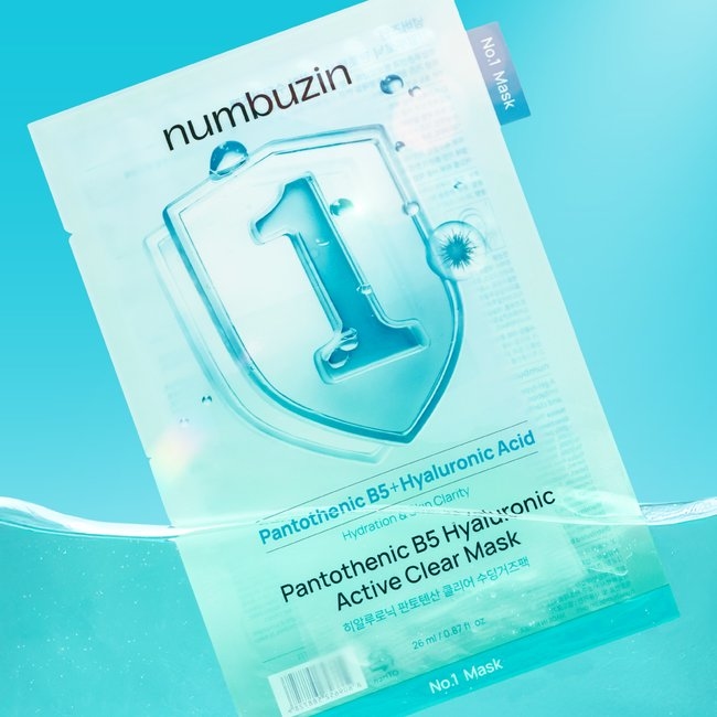 No.1 Pantothenic B5 Hyaluronic Active Clear Mask (10ea) (1 box (10EA))